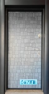 by ENI GLASS Алузник сиво с термомост_OUTDOOR_40 cm_С1150